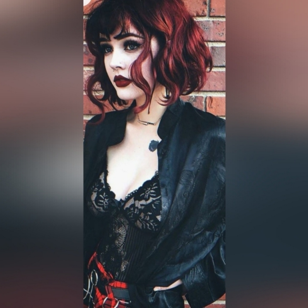 Nwot Black Lace Bodysuit